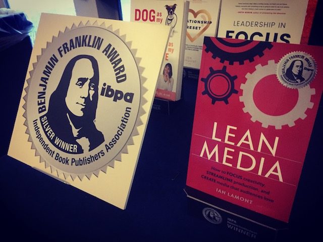 Lean Media book was awarded a Silver Ben Franklin award for excellence in publishing by IBPA.